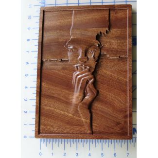 Woman Crying 3d Carving