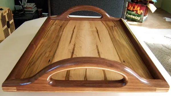 wood serving tray