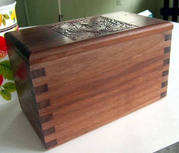 walnut wood box