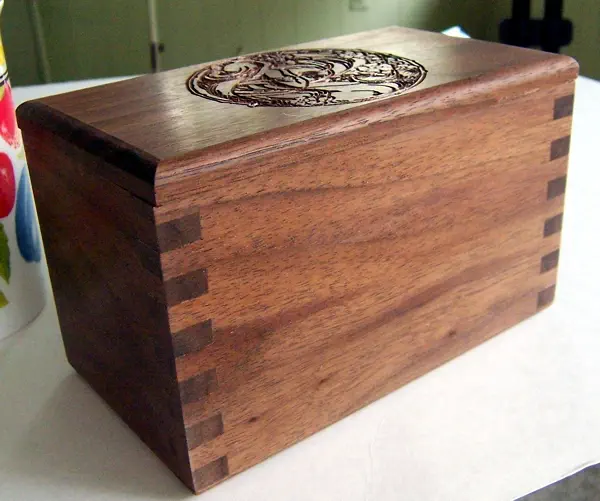 walnut wood box