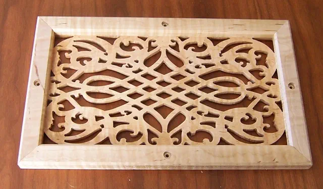 wood heat register