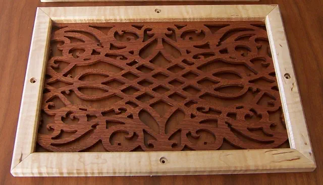wood heat register