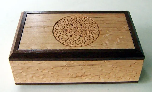 wood hinged box